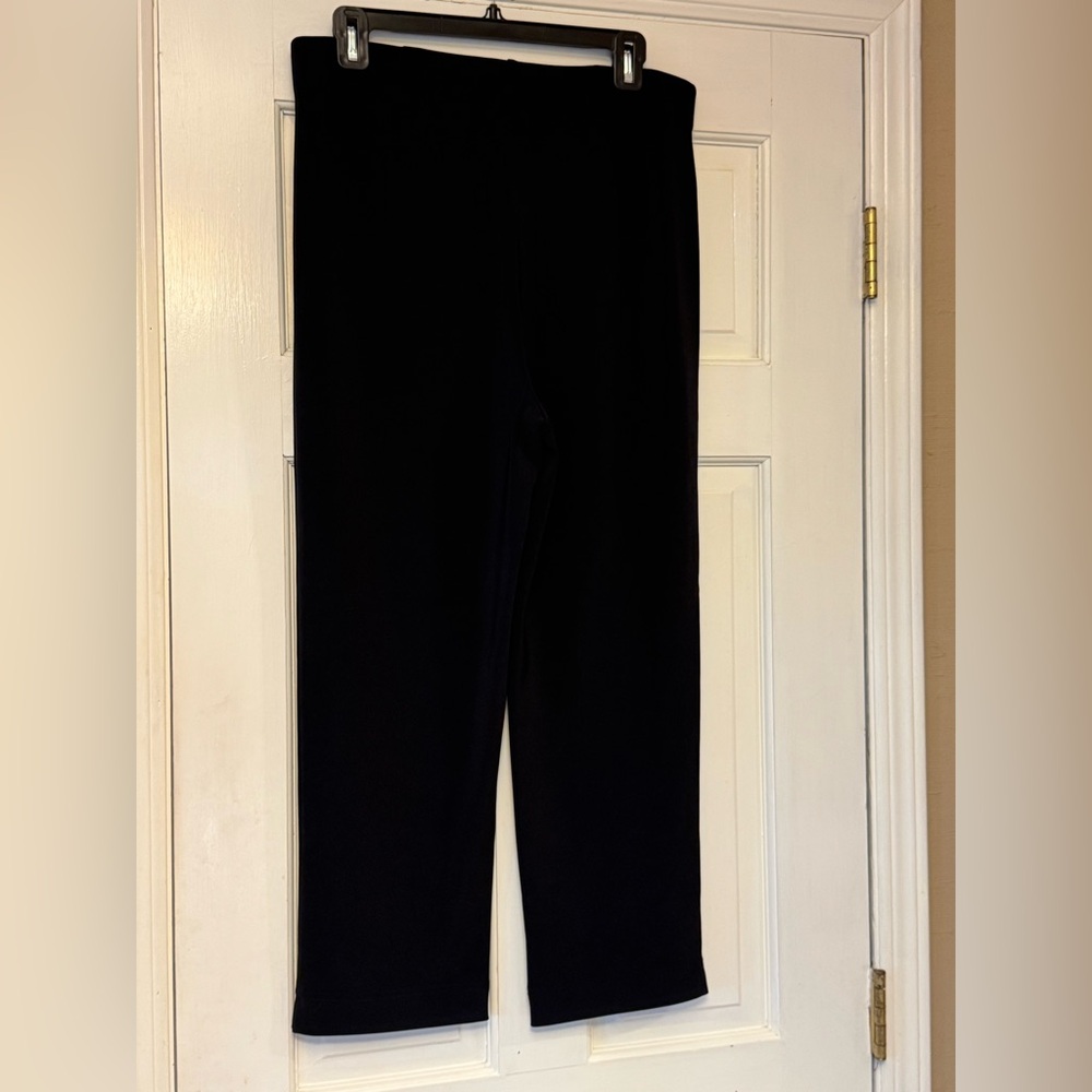 Boston Proper Midnight Black Straight Leg Pants - Picture 2 of 8